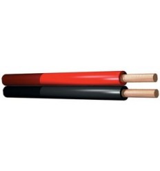 2-Aderig- 2x1-5mm- 15A - Rood-Zwart