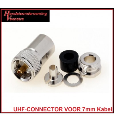 UHF-MAN VOOR 7 mm KABEL