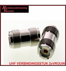 UHF VERBINDINGSSTUK 2xVROUW