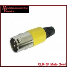 XLR-3P Male Geel