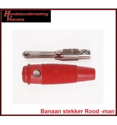 Banaan stekker Rood -man-