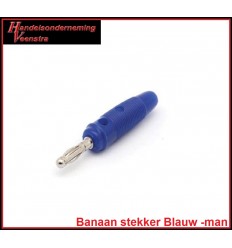 Banaan stekker Blauw -man-