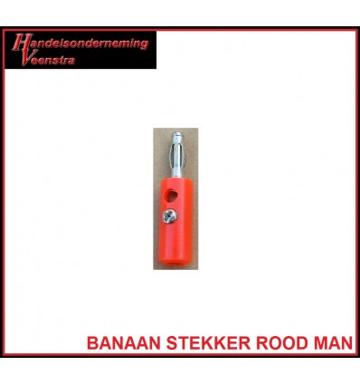 Banaan stekker Rood Man