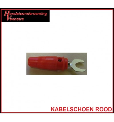 Kabelschoen Rood