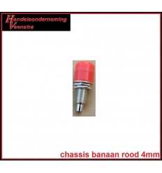 Chassis Banaan Red 4mm