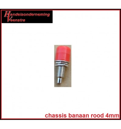 Chassis Banaan Red 4mm