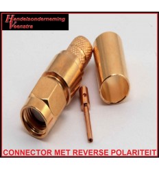 SMA Connector met rev Polariteit voor coaxkabel H 155