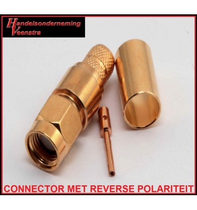 SMA Connector met rev Polariteit voor coaxkabel H 155