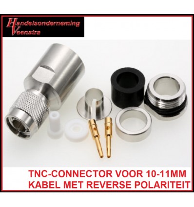 TNC-CONNECTOR FOR 10-11MM CABLE WITCH REVERSE POLARITY