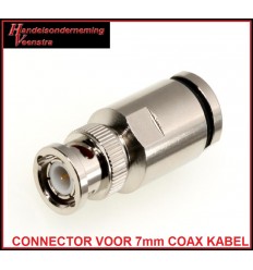 BNC 7 CONNECTOR FOR 7mm COAX CABLE