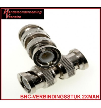 BNC-CONNECTOR  2XMALE 