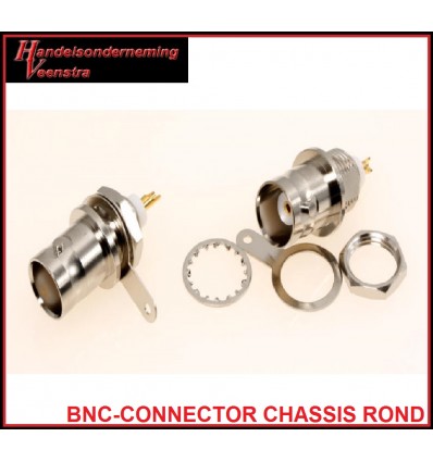 BNC-CONNECTOR CHASSIS ROUND