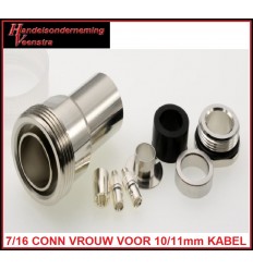 7-16 conn 10-11mm Kabel -vrouw