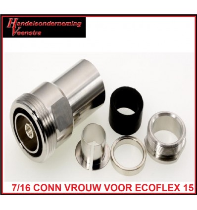 7/16 CONNECTOR FEMALE FOR ECOFLEX 15  