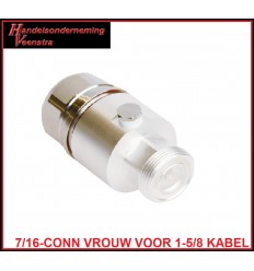 7-16-CONNECTOR FEMALE FOR 1-5-8 CABLE