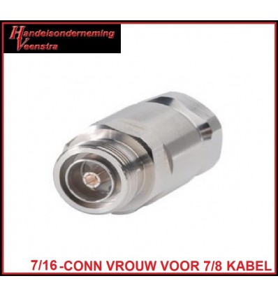 7-16-CONNECTOR FEMALE FOR 7-8 CABLE