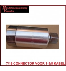 7/16 connector voor 1.5/8 kabel