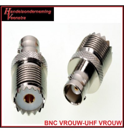 BNC VROUW-UHF VROUW