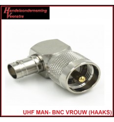 UHF MAN- BNC VROUW (HAAKS)
