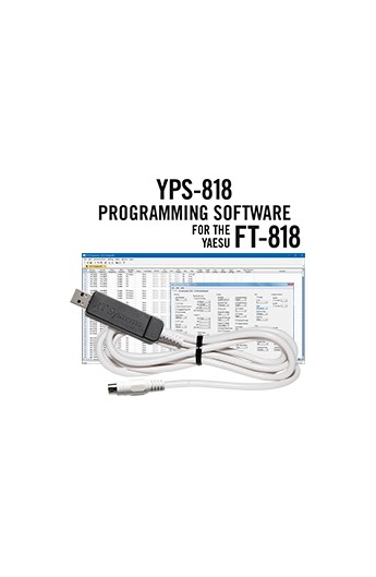 YPS-818 Programming Software and USB-62 cable for the Yaesu FT-818