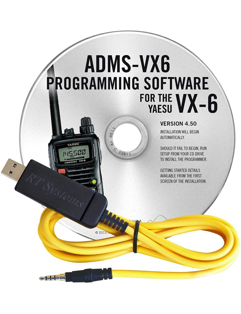 Yaesu ADMS VX6 Programming Software