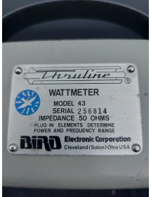 Bird Model 43 RF Wattmeter...