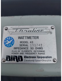 Bird Model 43 RF Wattmeter Sn151742