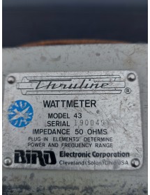 Bird Model 43 RF Wattmeter Sn190049