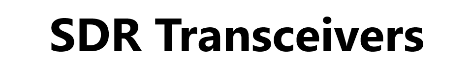 SDR Transceivers